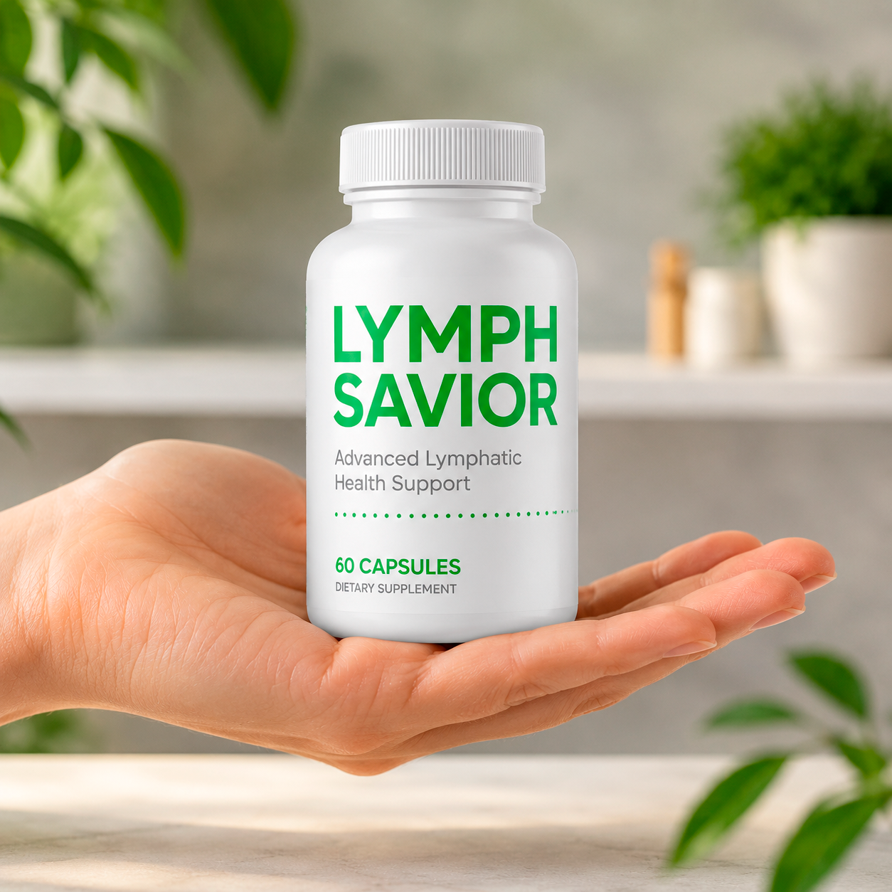 Lymph Savior supplement bottle