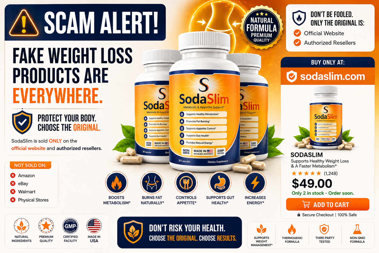 SodaSlim scam alert warning