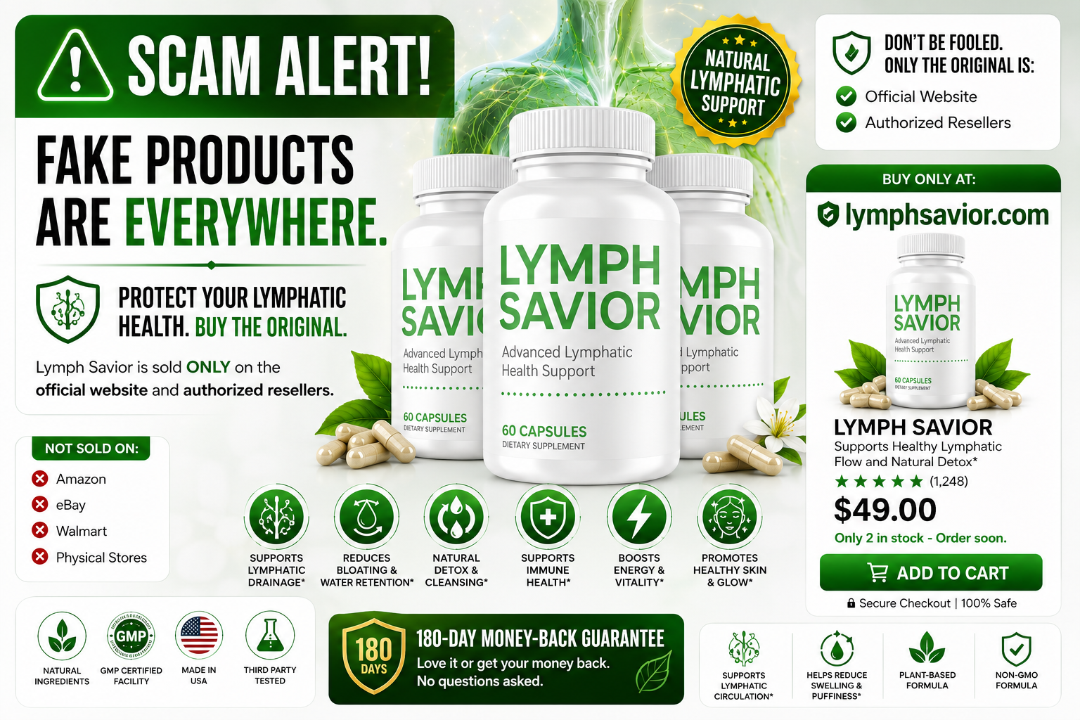 Lymph Savior scam alert warning