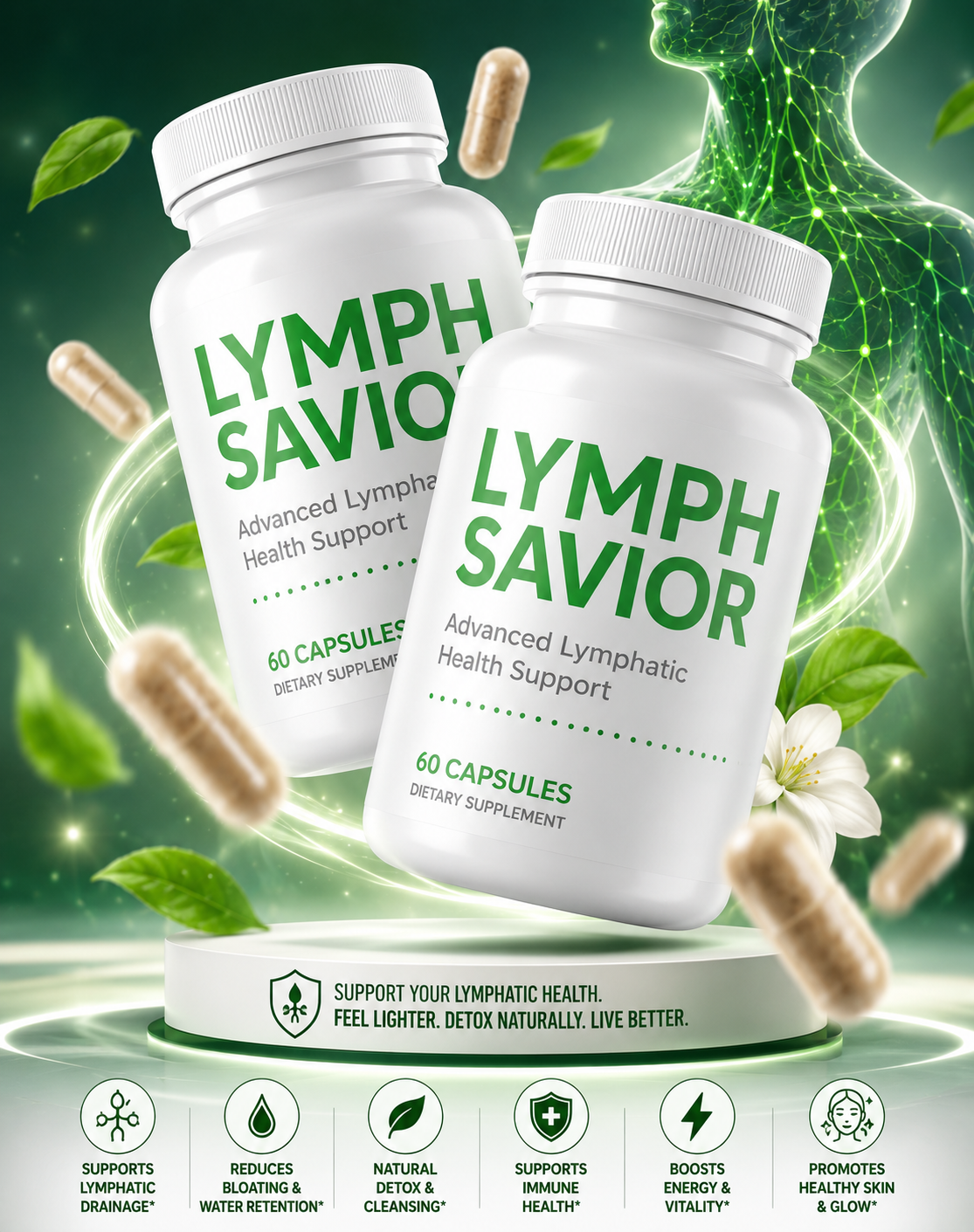 Lymph Savior single bottle