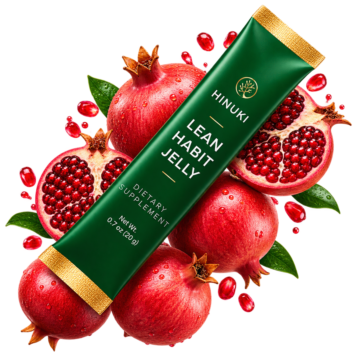 Hinuki Lean Habit Jelly stick with pomegranates